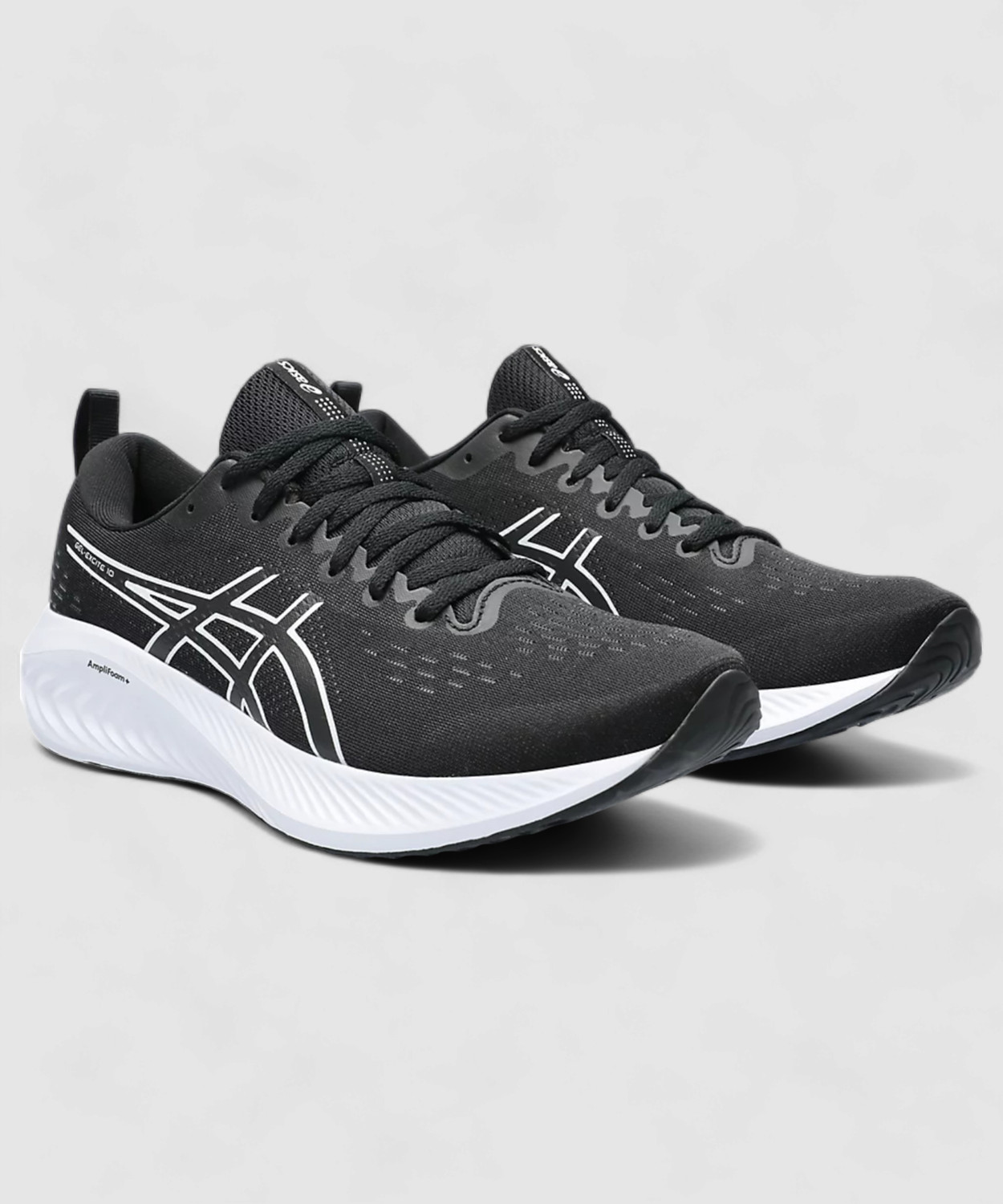 Image of Asics GEL-EXCITE 10 Sports Running Shoes For Men (Black, White , 6)