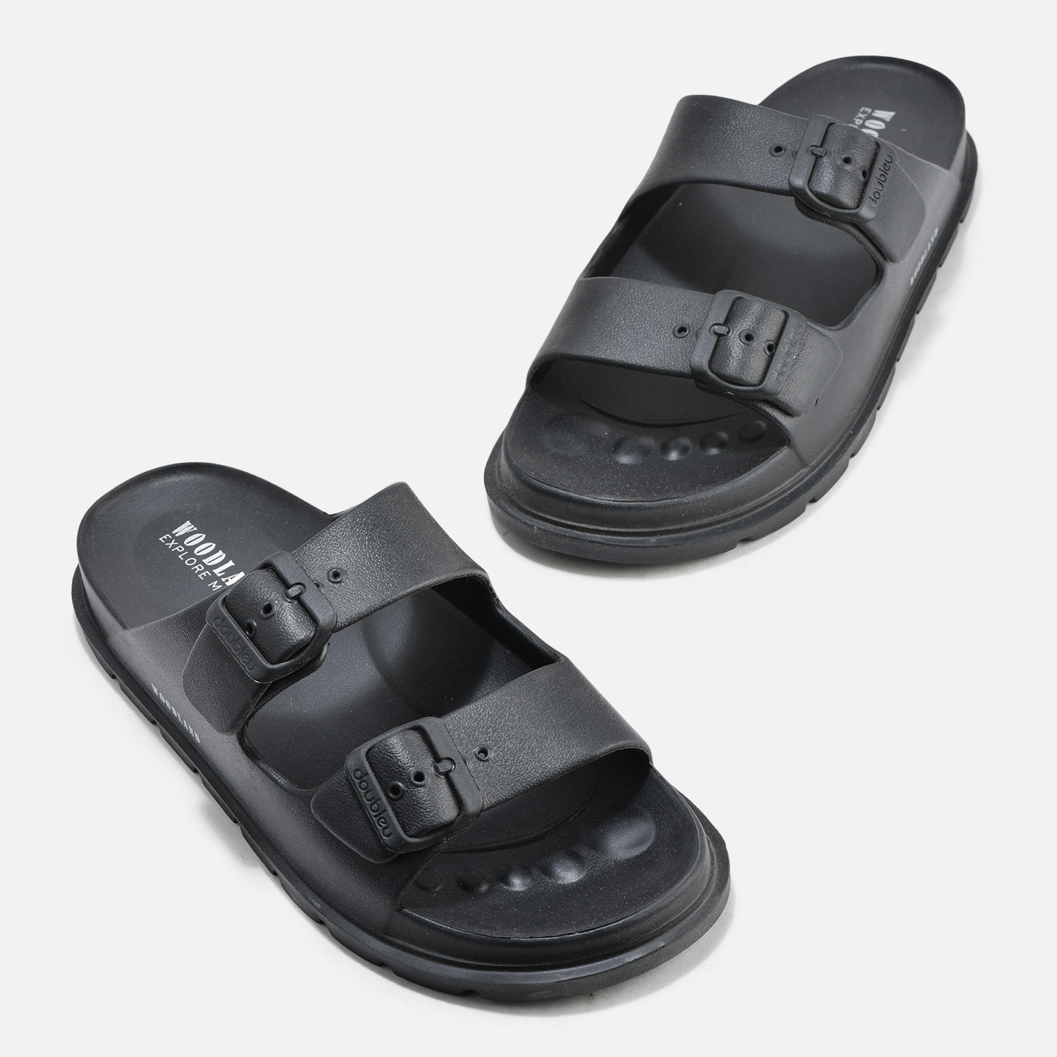 Image of WOODLAND Men Sandal (Black , 9)