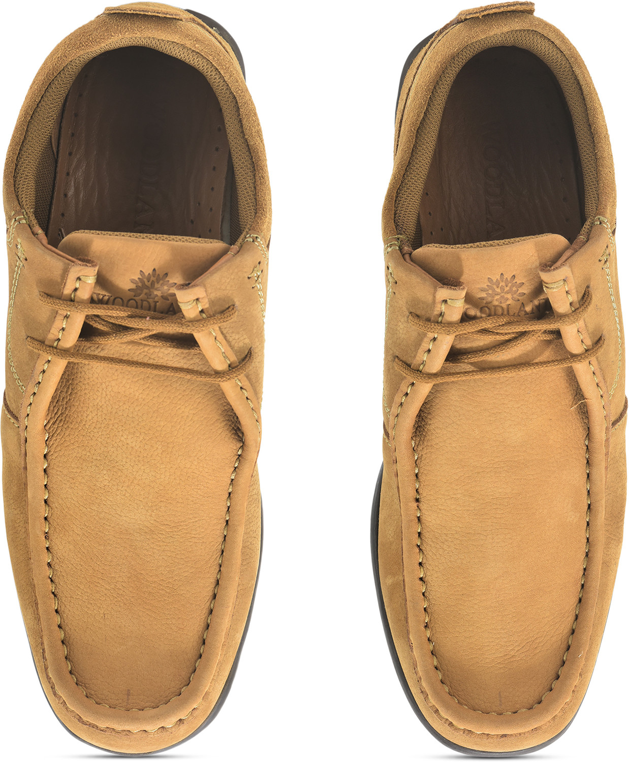 Image of WOODLAND Lace Up Lightweight Breathable Comfortable Daily Use Casuals For Men (Brown , 11)