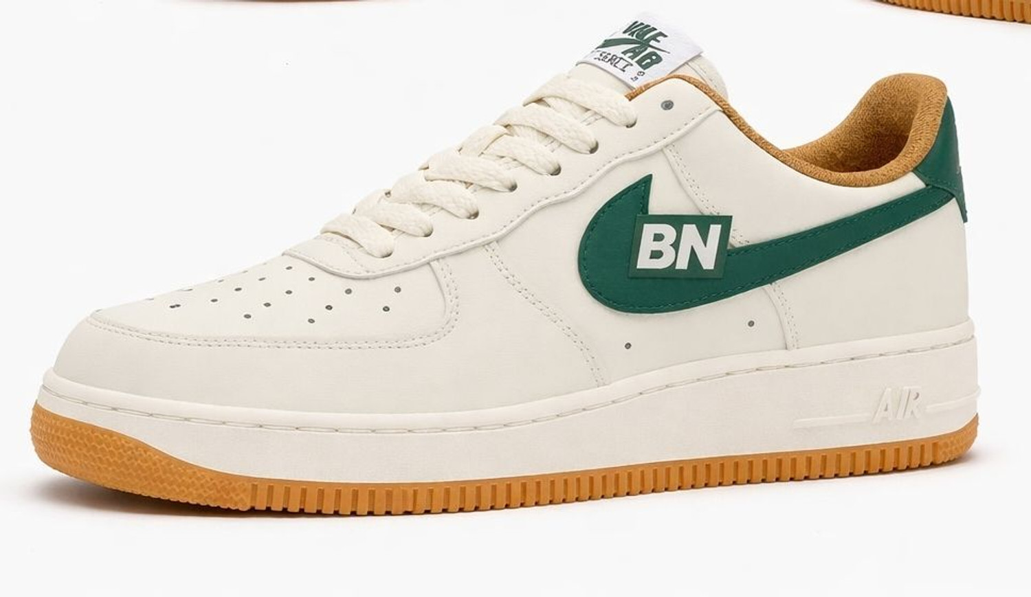Image of BN STYLE Sneakers For Men (White, Green , 7)