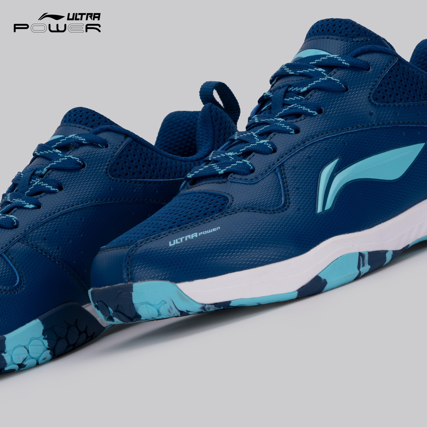 Image of LI-NING Ultra Power Badminton Shoes For Men (Blue , 2.5)