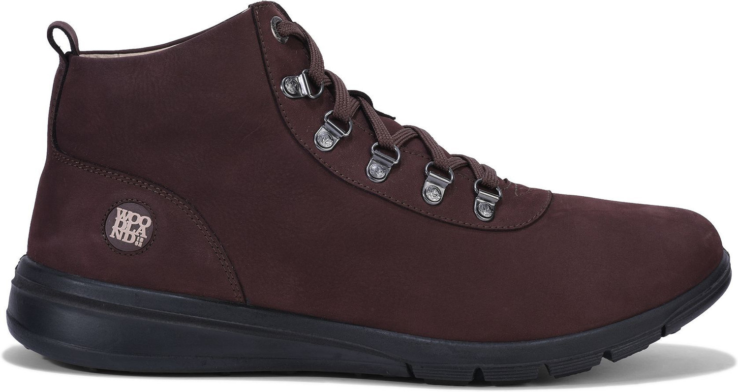 Image of WOODLAND Sneakers For Men (Black , 5)