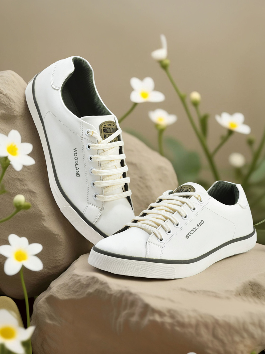 Image of WOODLAND Sneakers For Men (Black , 5)