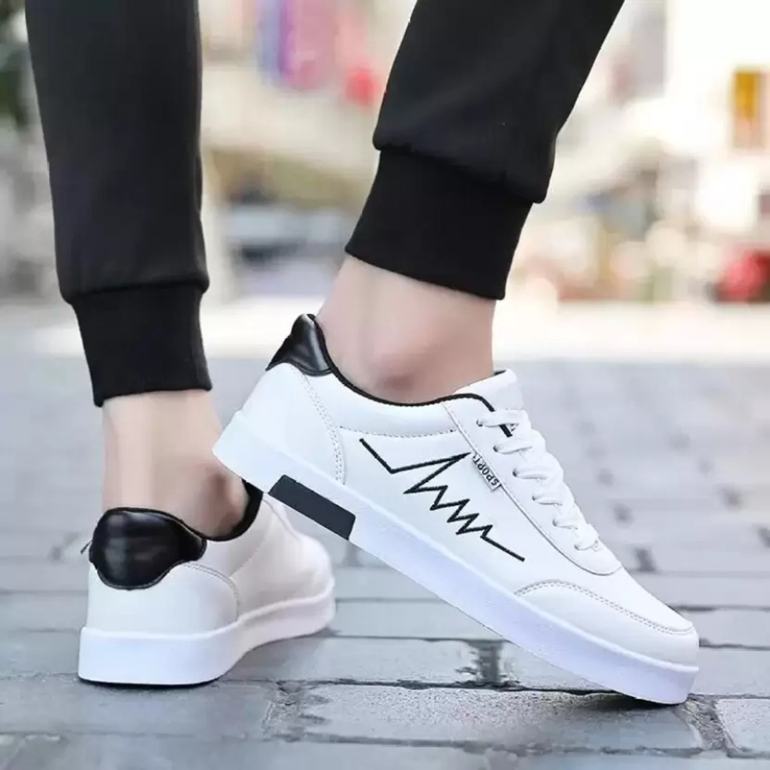Image of ANSV SHADOW Running Shoes For Men (White , 8)