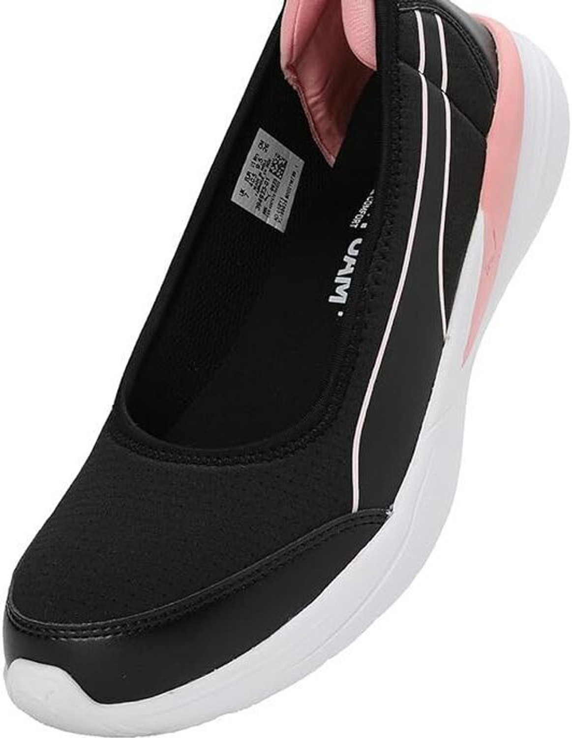 Image of PUMA FLAIRA SOFTRIDE SPORTY BALLERINA Sneakers For Women (Black , 7)