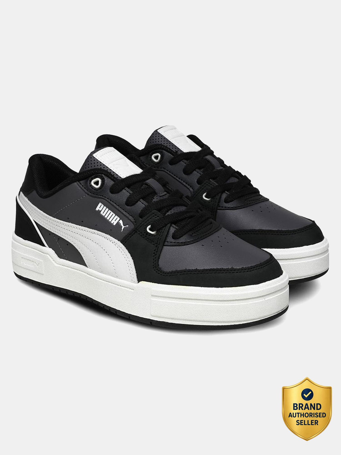Image of PUMA Smash 3.0 L Sneakers For Men (White , 8.5)