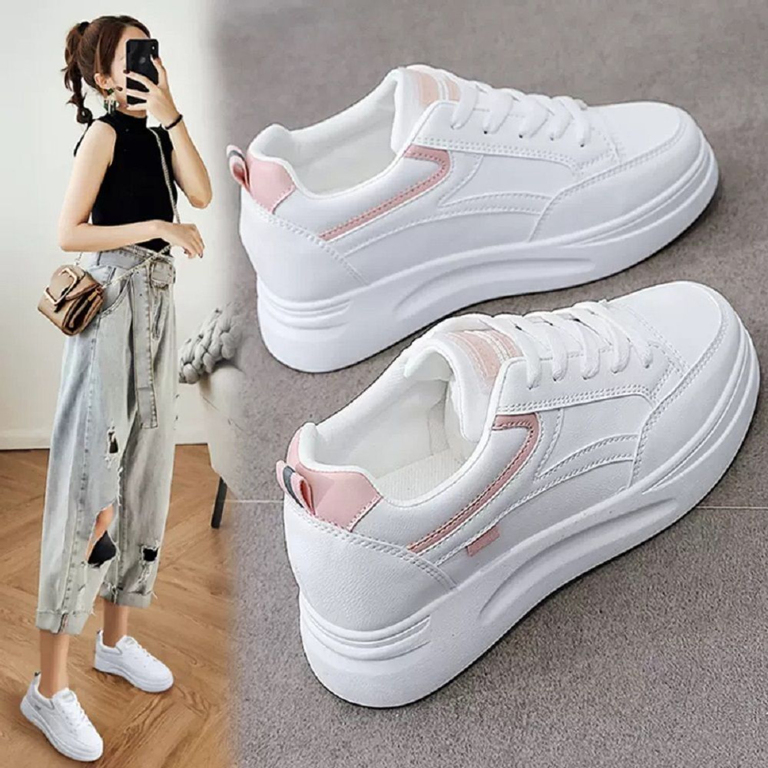 Image of Cogs Excellent Comfortable Casual Stylish Casuals For Women (Grey , 4)
