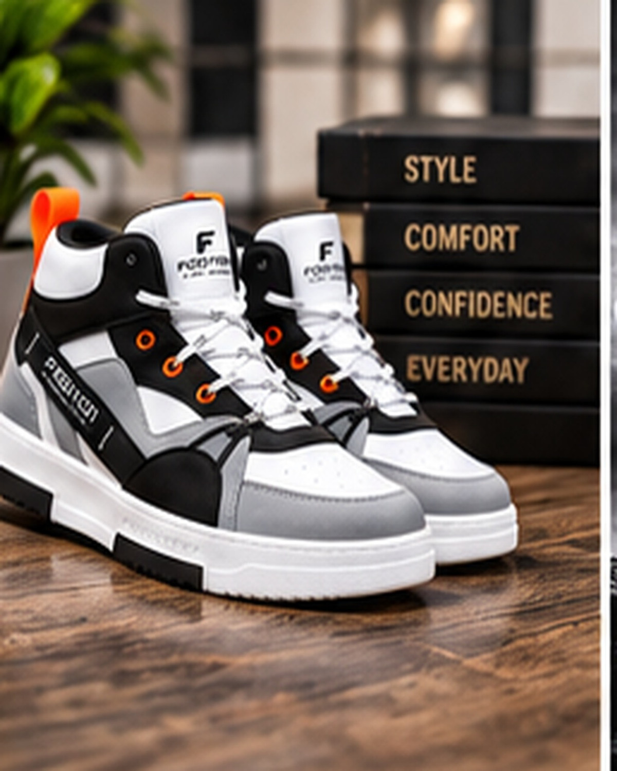 FOOTRIX AeroBlock High Casuals For Men (Multicolor , 8) - Image 1