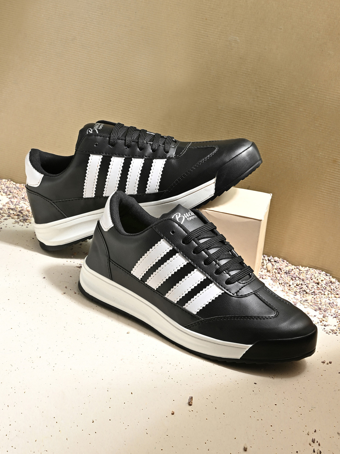 Bucik BCK2062 Men's Synthetic Lace-Up Sneakers - Image 1