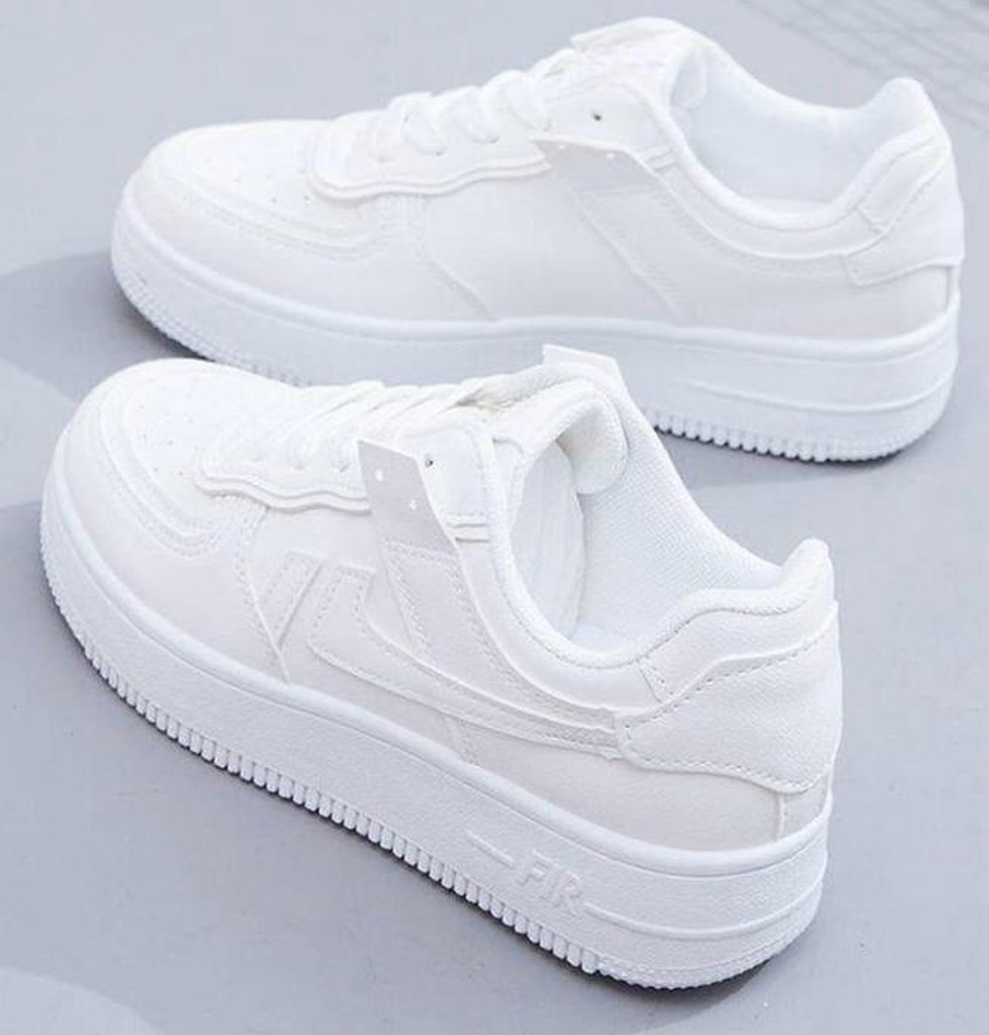 infinity walk White Chunky Sneakers - Image 4