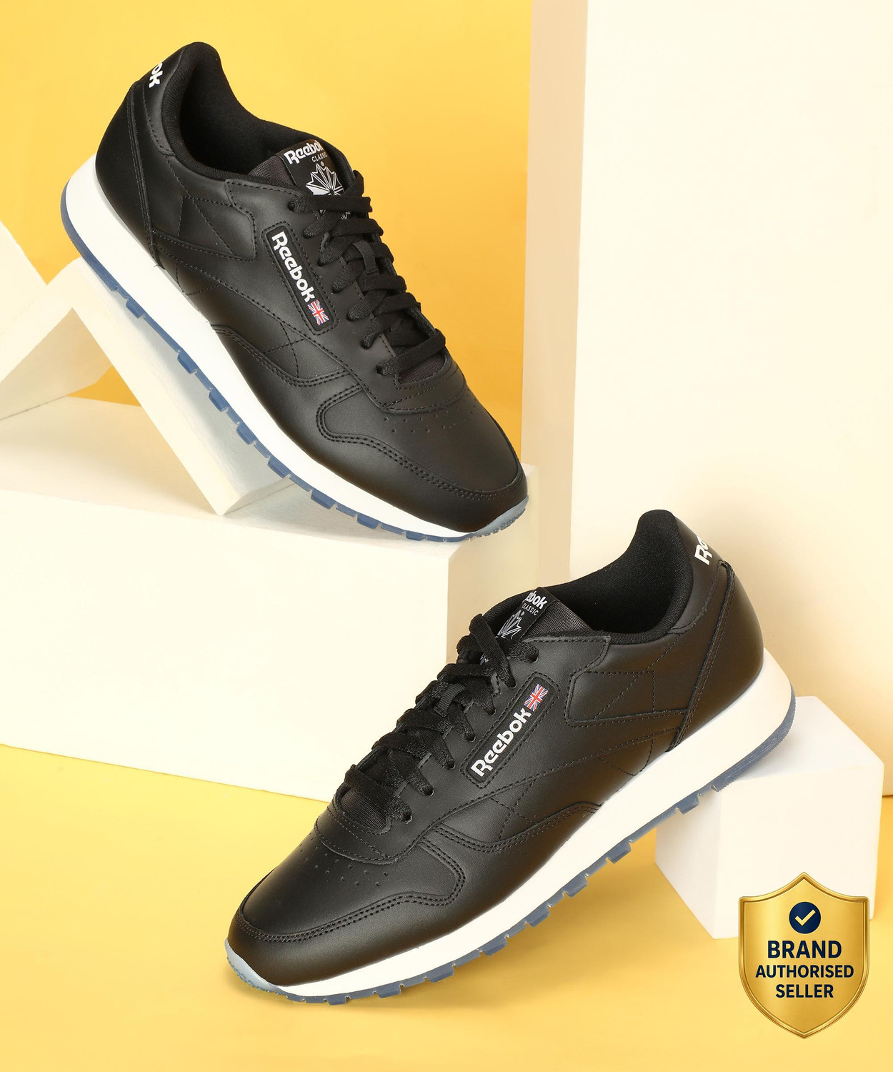 Image of REEBOK Running Shoes For Men (Black , 11)
