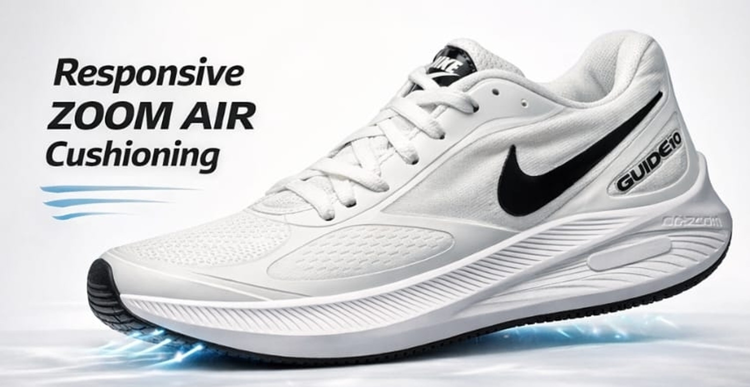 Image of Guide running black white comfortable Dancing Shoes For Men (White , 8)