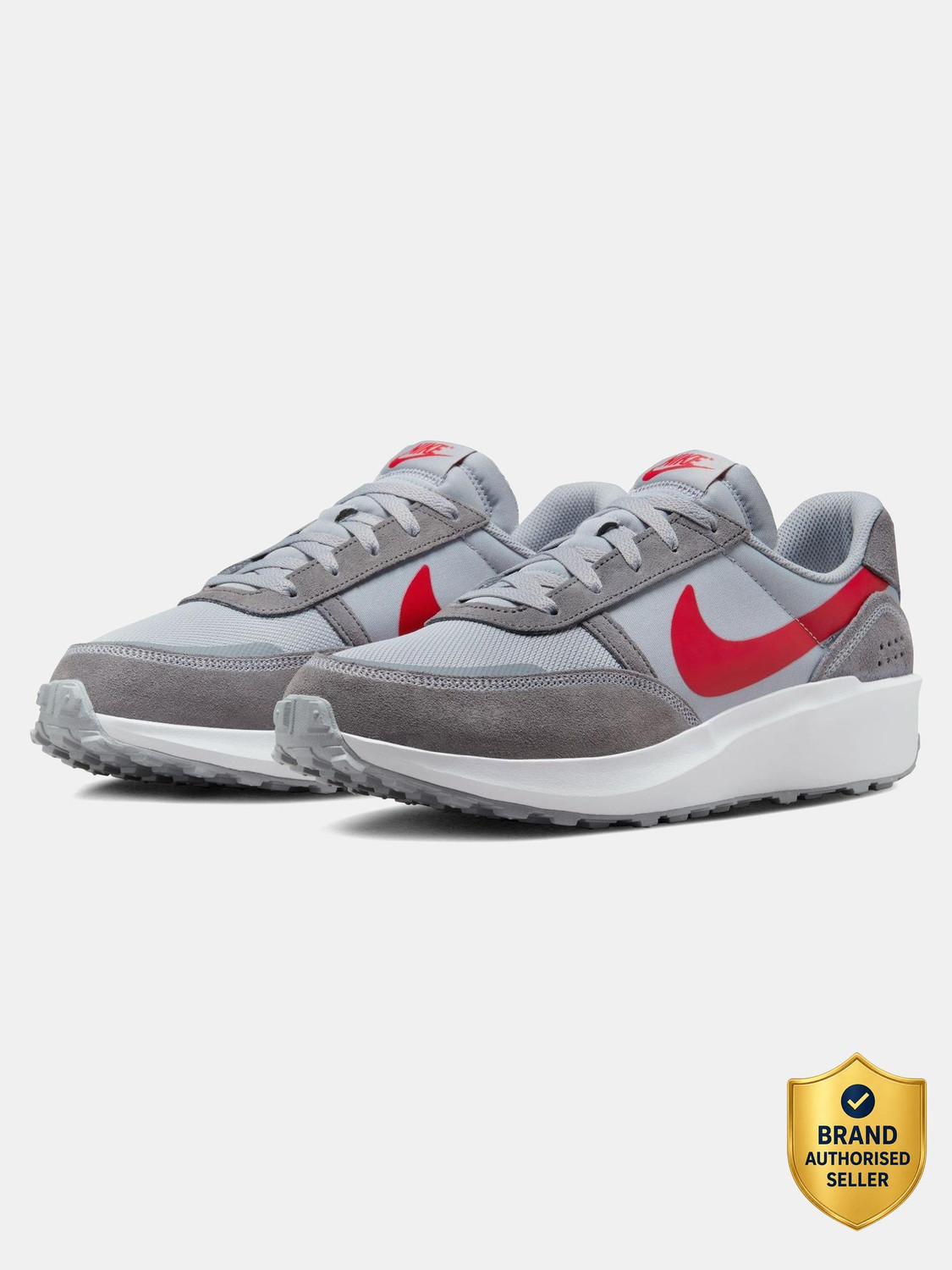 Image of NIKE WAFFLE NAV Sneakers For Men (Grey , 7)
