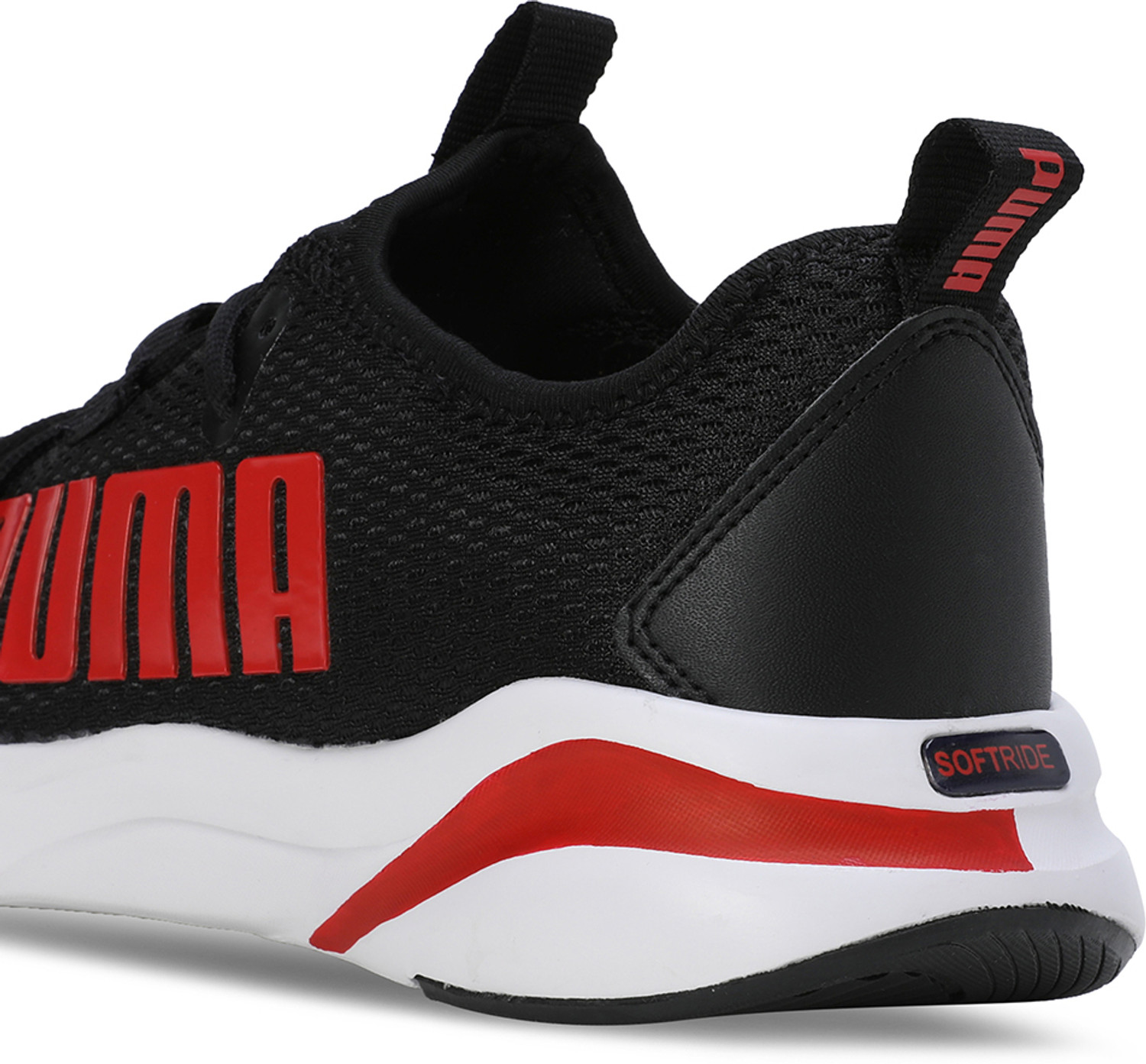 Image of PUMA Softride Rift Runlyn Slipon Running Shoes For Men (Black , 8.5)