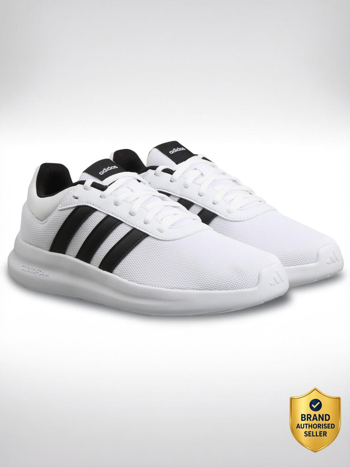 Image of ADIDAS LITE RACER 4.0 Sneakers For Men (Black , 6)