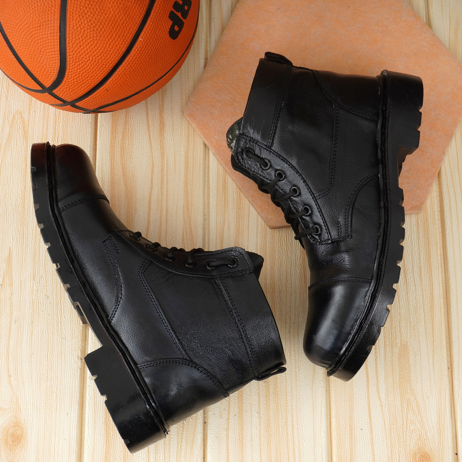 Image of R-ME DMS /NCC Army Boots /Shoes Boots For Men /Hiking and Trekking (Black) Boots For Men (Black , 6)