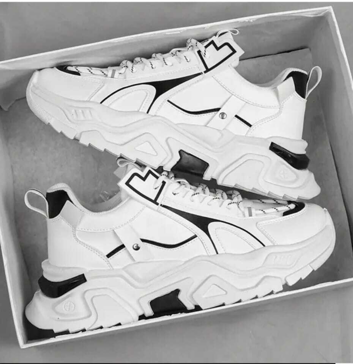Image of ANSV SHADOW Running Shoes For Men (White , 8)