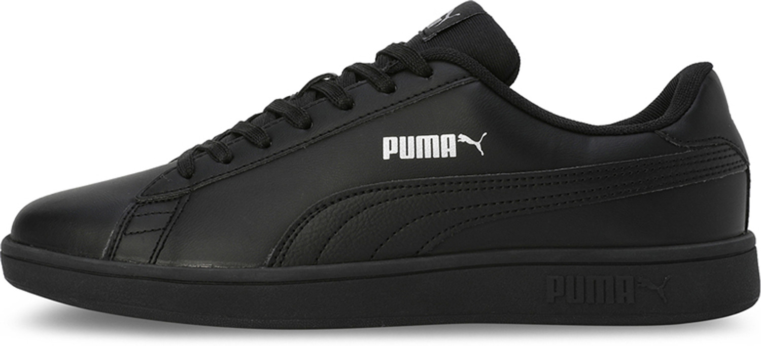 Image of PUMA Smashic Sneakers For Men (Black , 12)