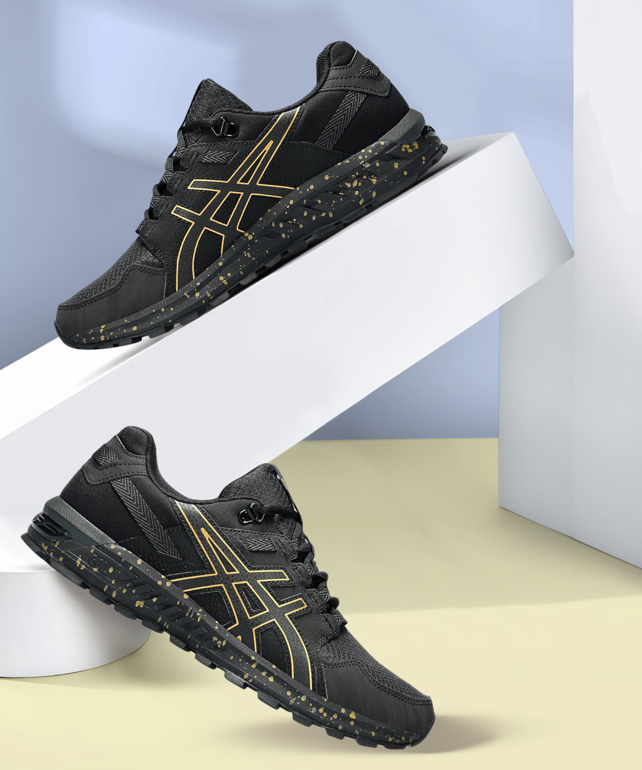 Image of Asics GEL-CITREK Walking Shoes For Men (Gold , 12)
