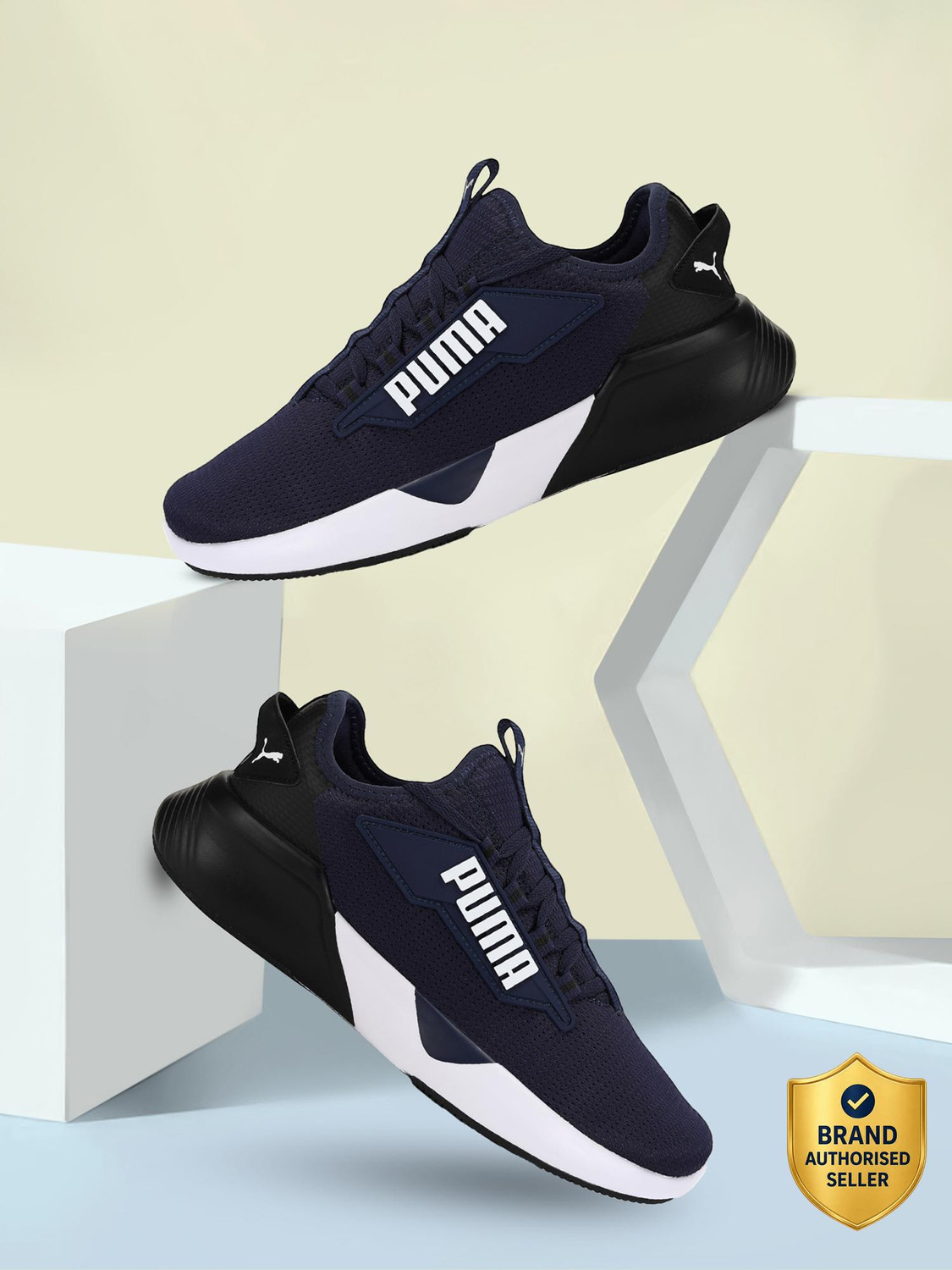 Image of PUMA Blur V1 Running Shoes For Men (Multicolor , 11)