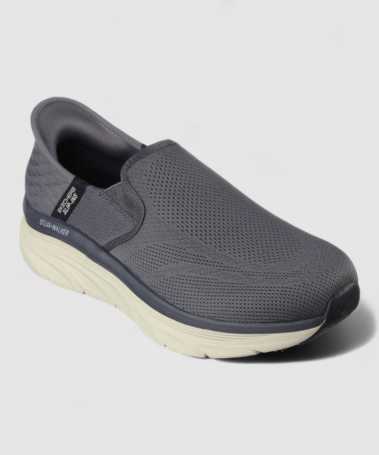 Image of Skechers D'LUX WALKER - ORFORD Sneakers For Men (Grey , 10)