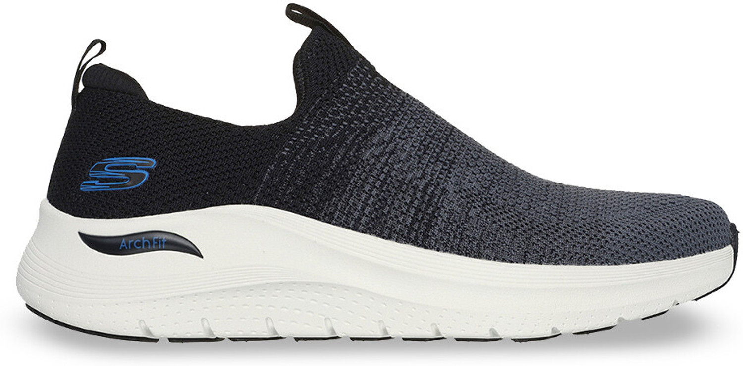 Image of Skechers MenSelf Design Slip On Non Marking Round Toe Casual Shoes Slip On Sneakers For Men (Black , 12)