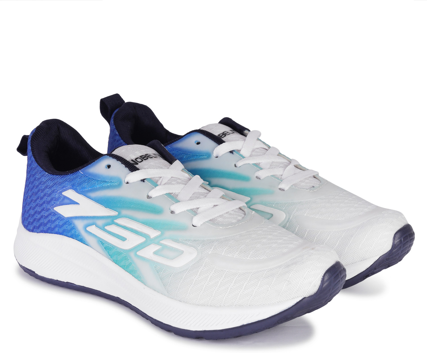 Image of Shoefiri Premium Comfortable Lace Up Sneaker Casual Walking Men Sport Shoes. Sneakers For Men (Black, White , 7)