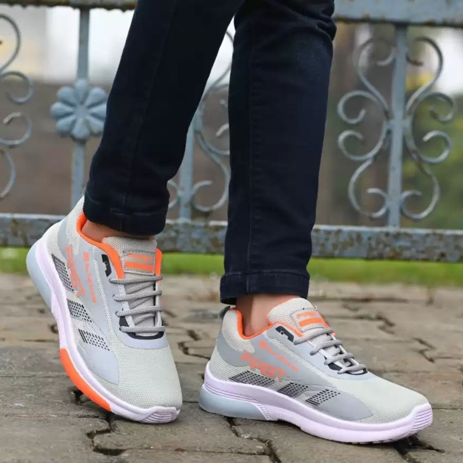 Image of NEWFEEL Walking Shoes For Men (Multicolor, 5.5 UK /India)