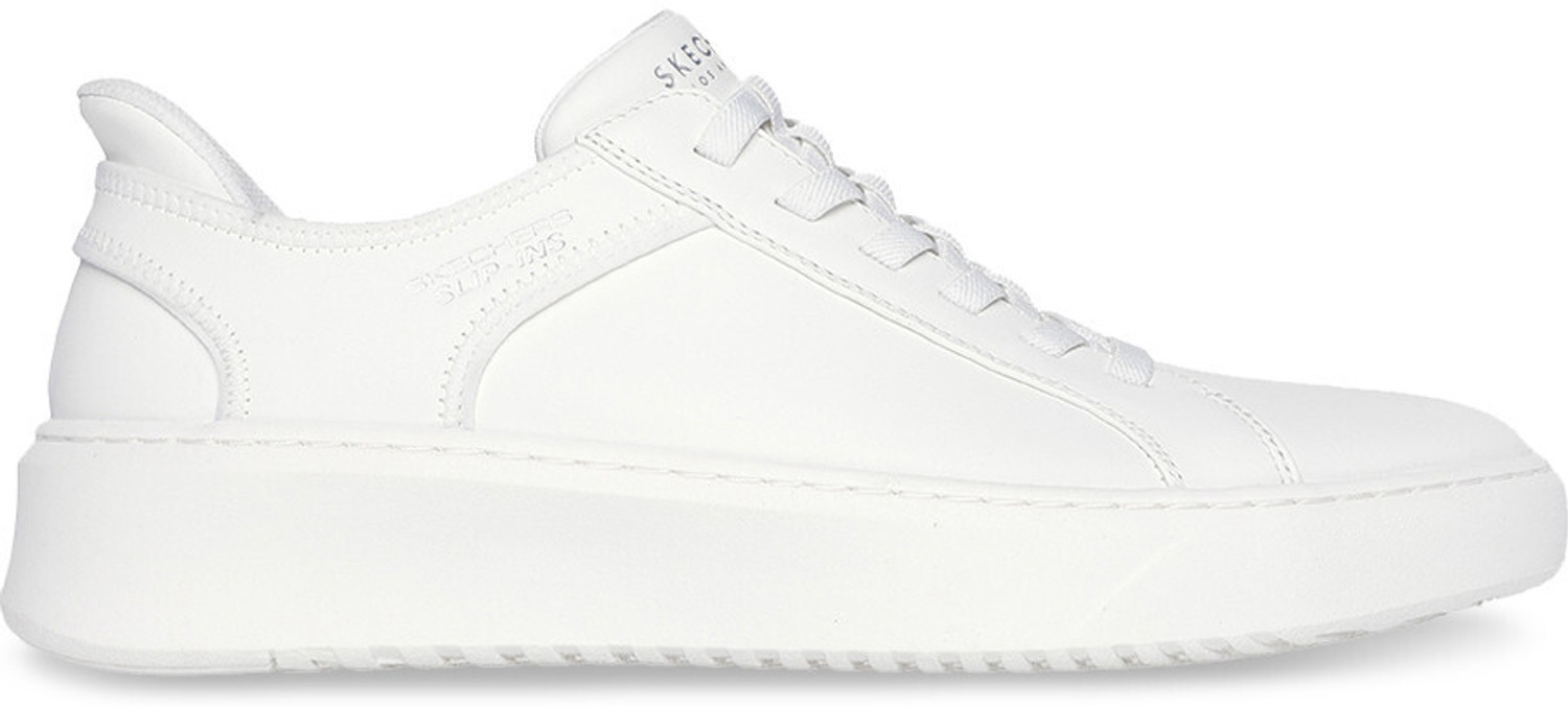 Image of Skechers Men COURT BREAK - DOUBLE VENTED Casual Slip Ins Sneakers Casuals For Men (White , 12)