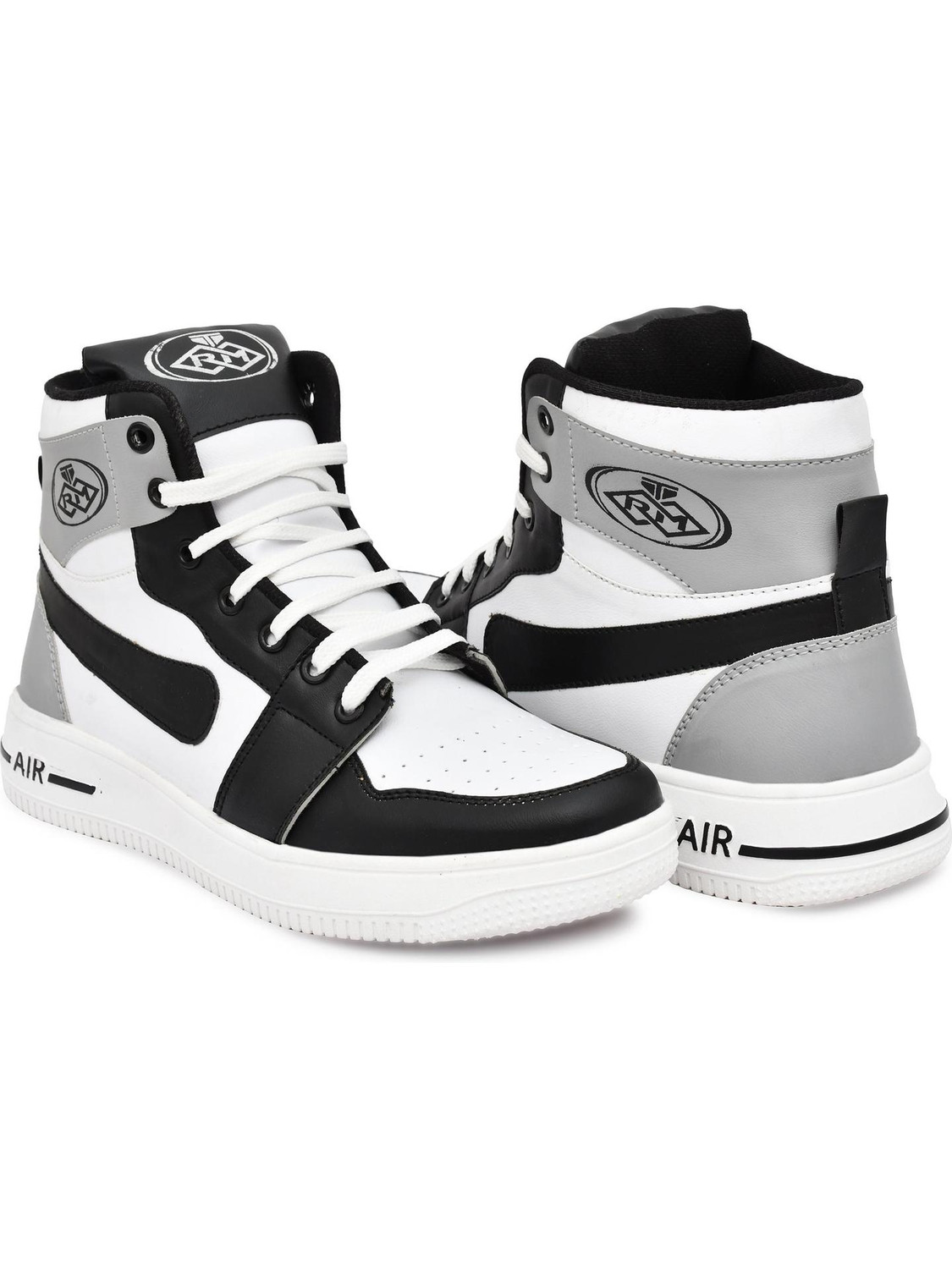 KRITON Men's White Sneakers - Image 6