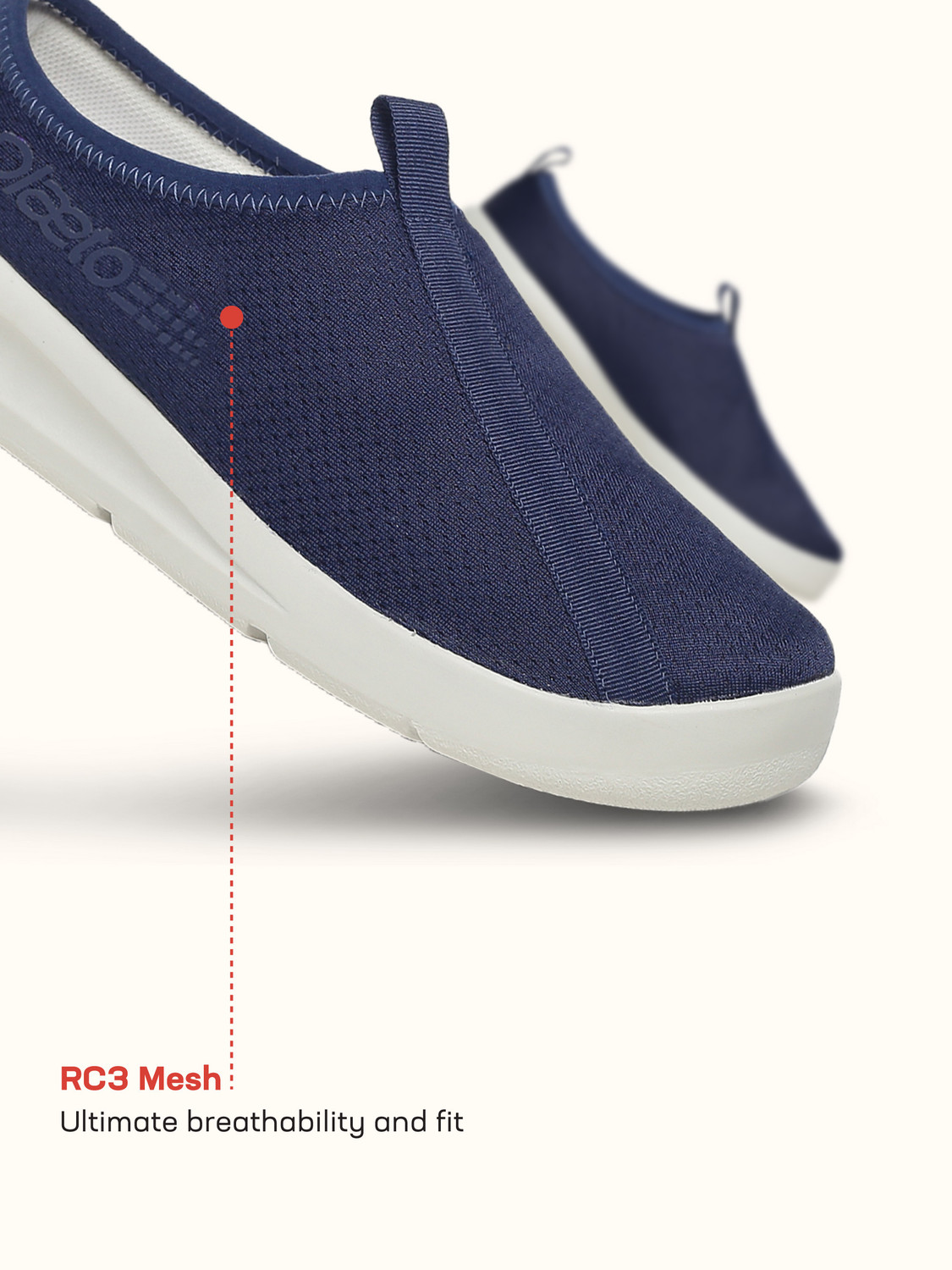 Image of Plaeto EZPlay Walking Shoes | Comfortable Lightweight with Breathable Mesh Slip On Sneakers For Men (Blue, Grey , 8)