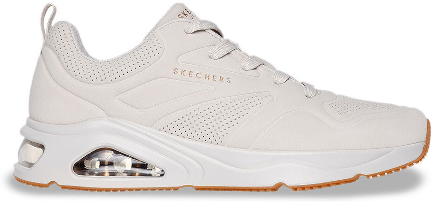 Image of Skechers TRES-AIR UNO - CASAIRAL Men Textured Sneakers Casuals For Men (Off White , 12)