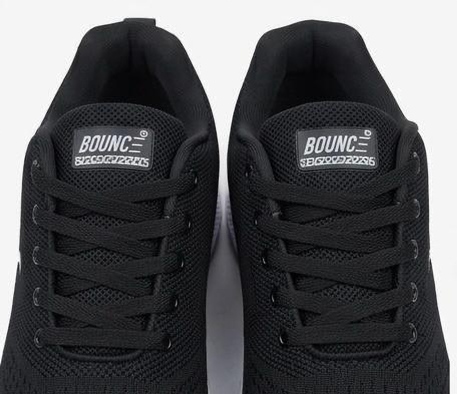 Image of Bounce Men Sports Shoes | Lightweight EVA Sole Running & Walking Shoes Sneakers For Unisex (Black , 9)