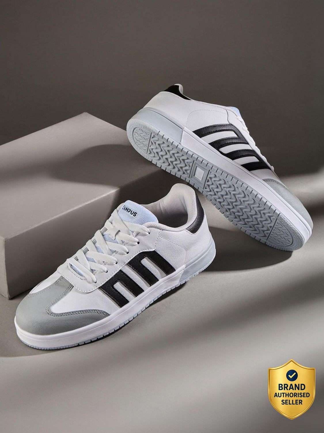 CAMPUS VULTURE Men White Sneakers - Image 6