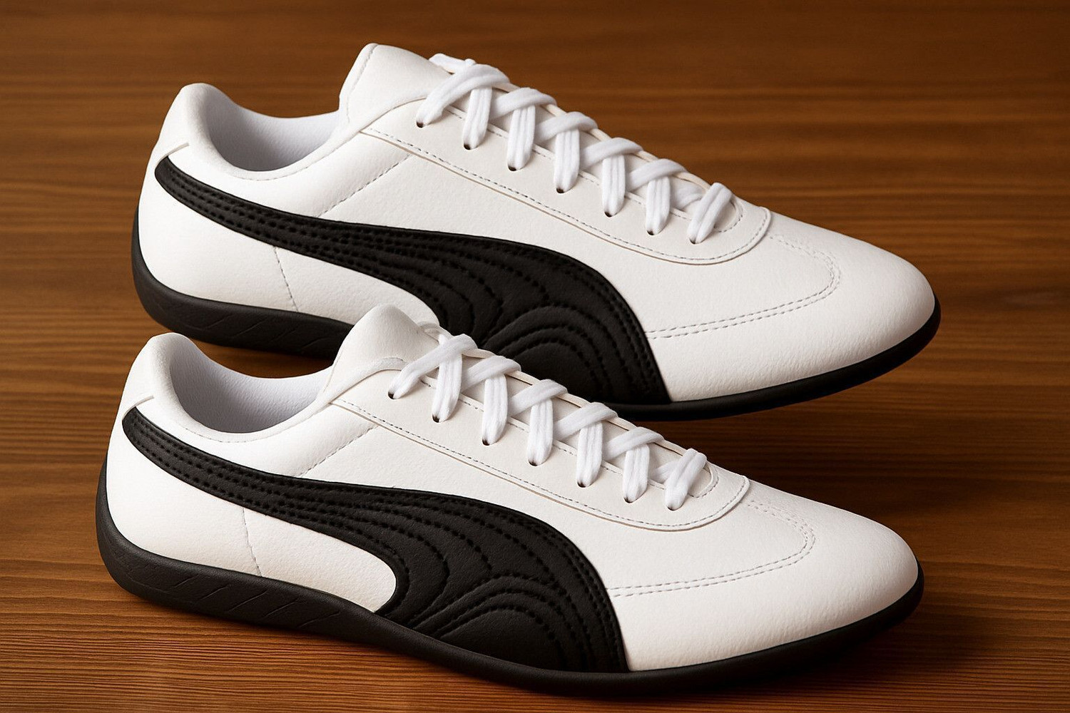 Image of SS ENTERPRISE New Fashion Outdoor Trendy Lightweight Casual Sneakers For Men (White , 9)
