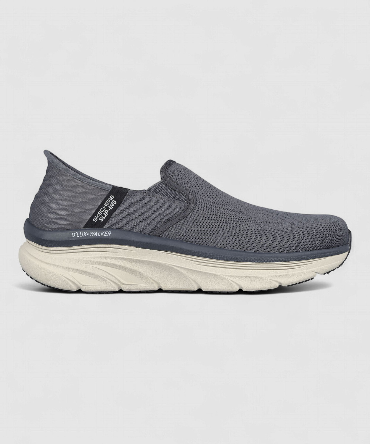 Image of Skechers D'LUX WALKER - ORFORD Sneakers For Men (Grey , 7)