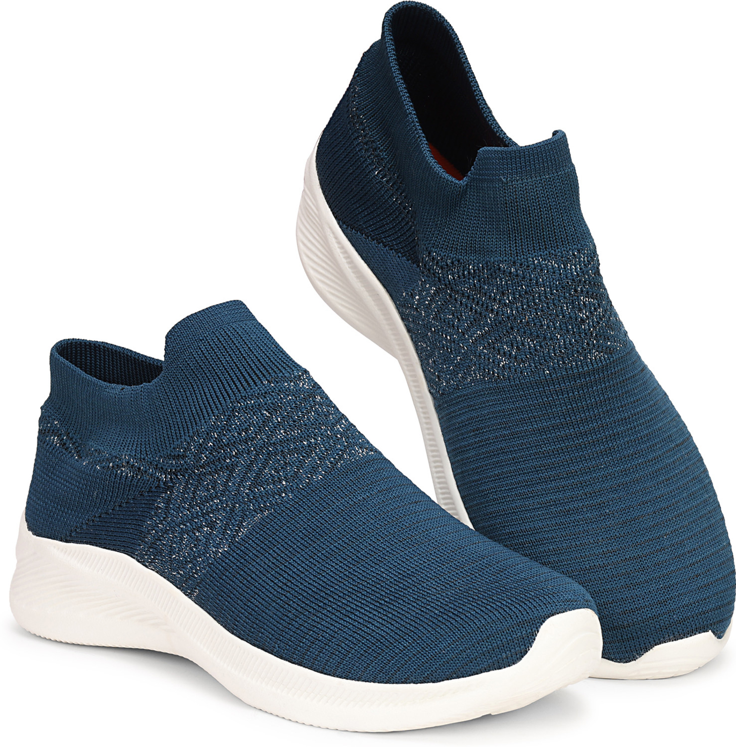 Image of Kraasa CozySock 2.0 Walking Shoes For Women (Dark Blue , 3)