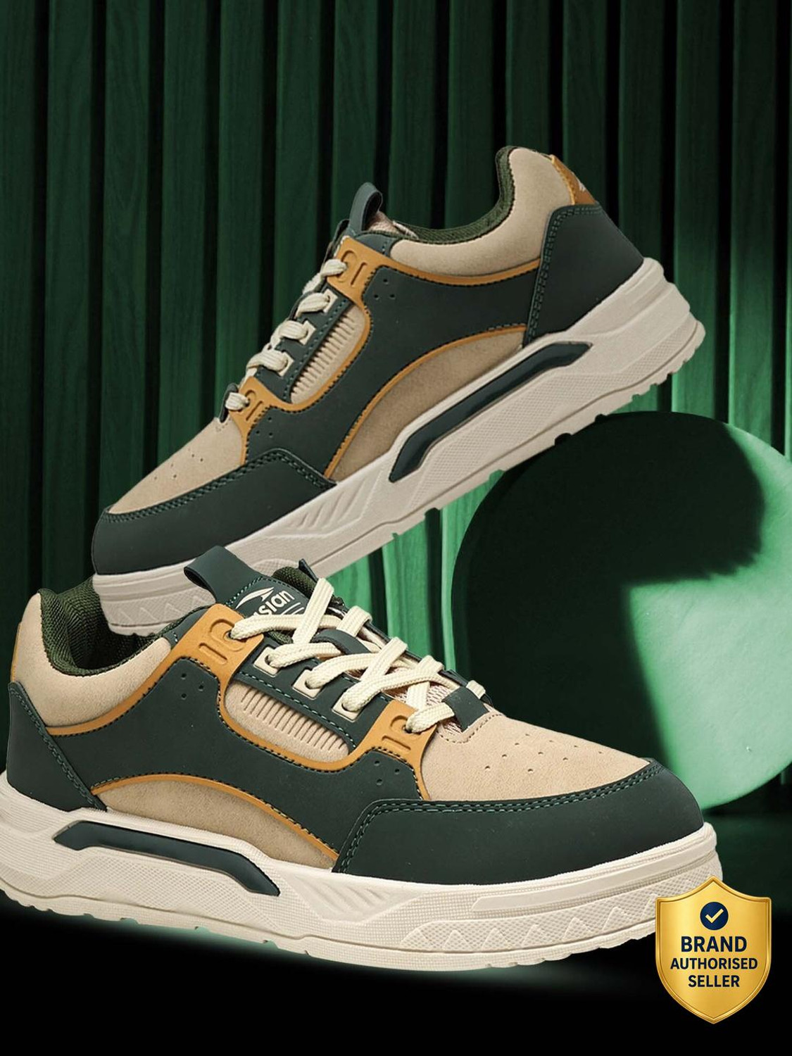 Men's Stylish Casual Colourblocked Sneakers - Image 6
