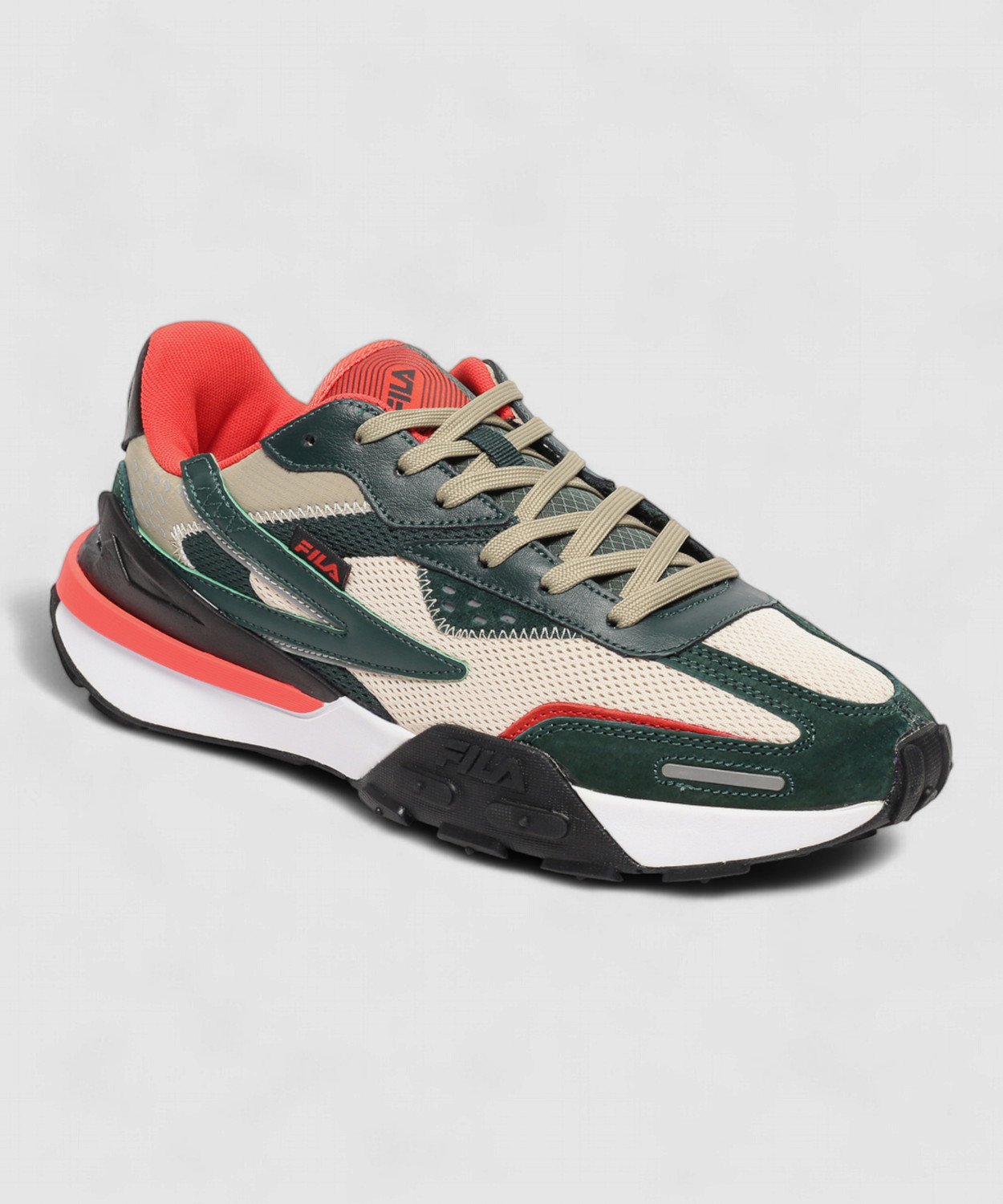 Image of Fila Men RAPIDRIDE Running Shoes Running Shoes For Men (Off White , 12)