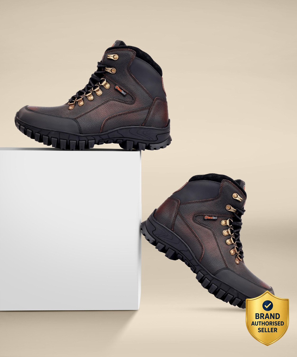 bacca bucci RIDGE Men's Genuine Leather Boots - Image 1