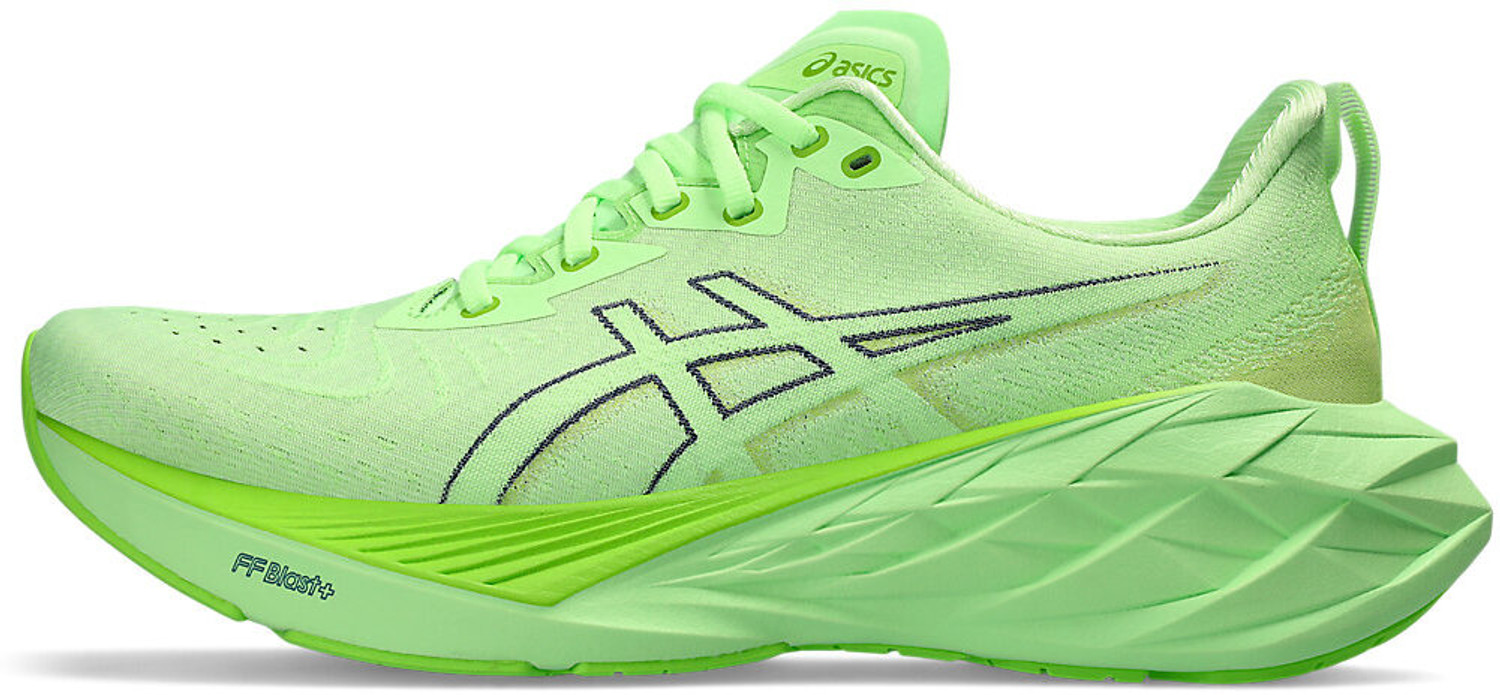 Image of asics NOVABLAST 4 Running Shoes For Men (Green , 5)