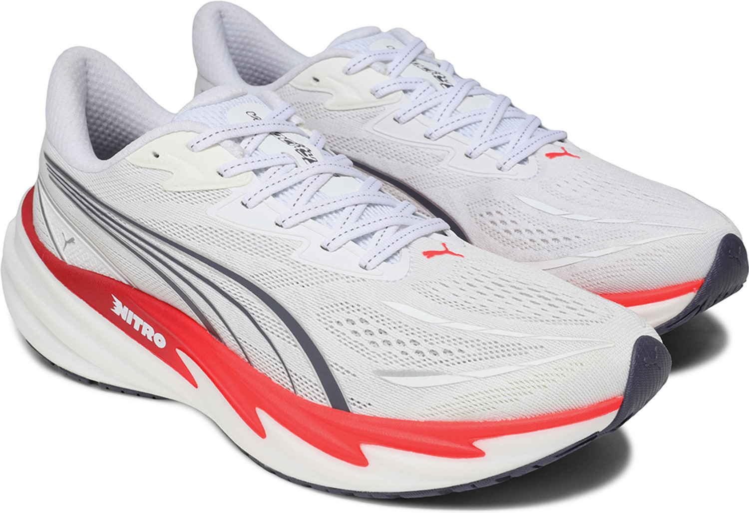 PUMA Men's White Running Shoes - Image 2