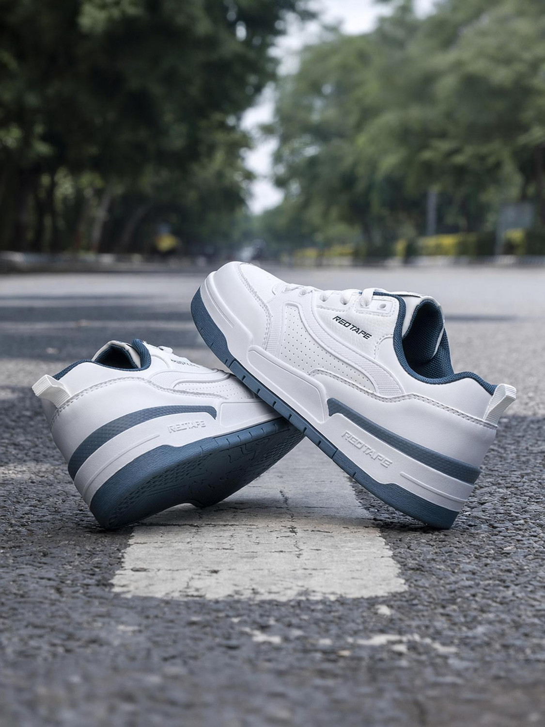 RED TAPE Women's Lifestyle Sneakers White Blue - Image 1