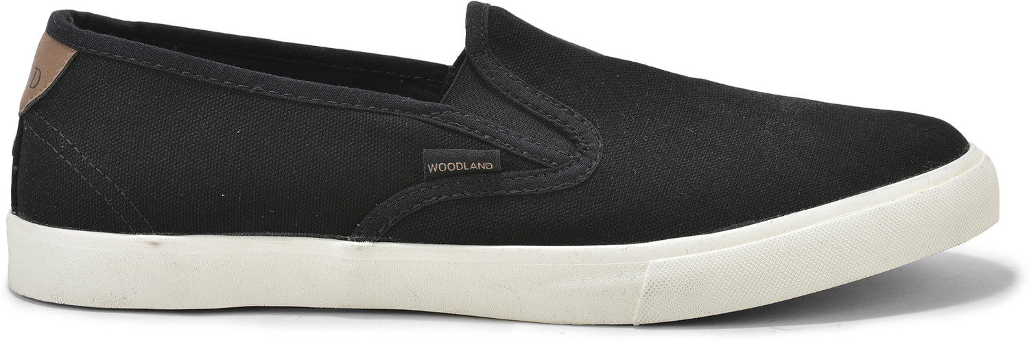Image of WOODLAND Slip On Lightweight Comfortable Easy Wear Casuals For Men (Black , 8)