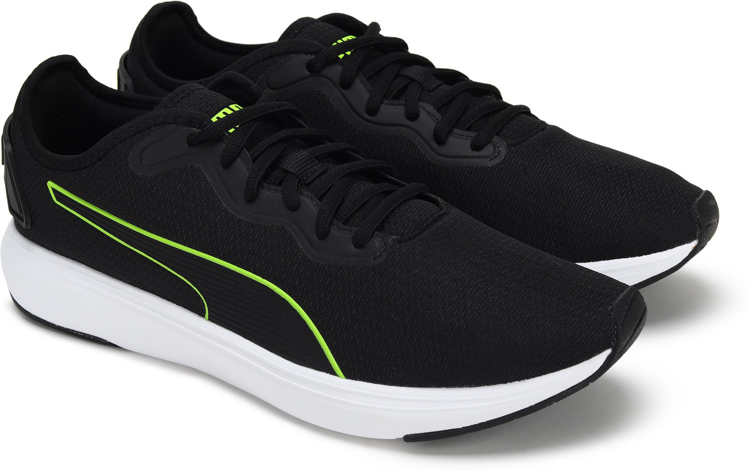 Image of PUMA Softride Cruise Running Shoes For Men (Black , 5)