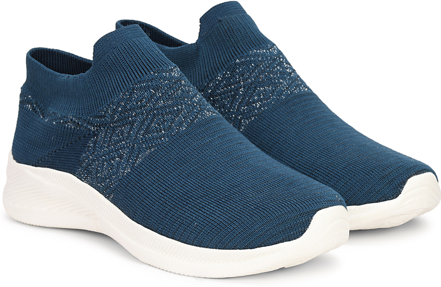 Image of Kraasa CozySock 2.0 Walking Shoes For Women (Dark Blue , 3)