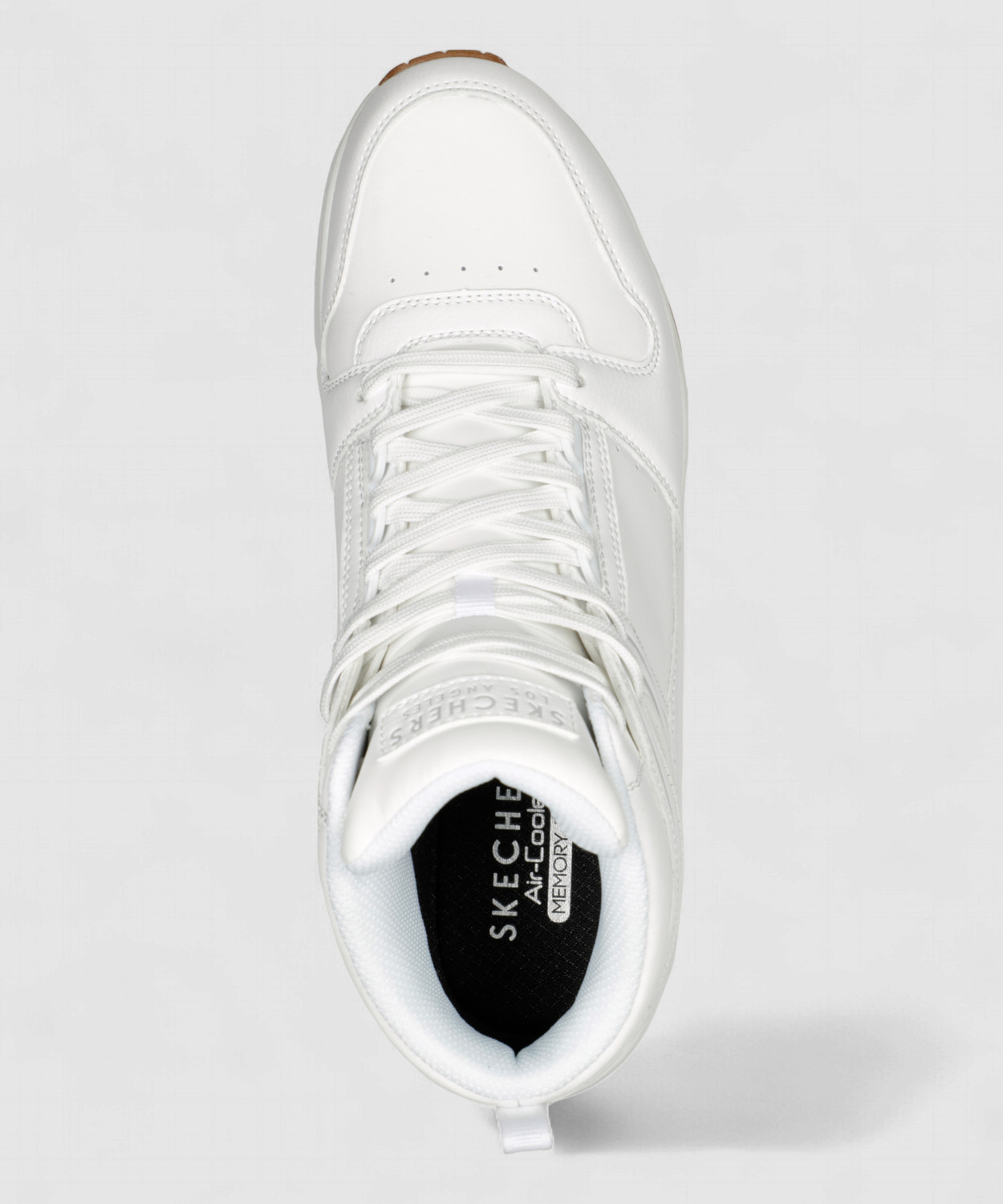 Image of Skechers UNO - KEEP CLOSE Casual Lace Up Shoe for Mens, White- 232547-WHT Sneakers For Men (White , 11)