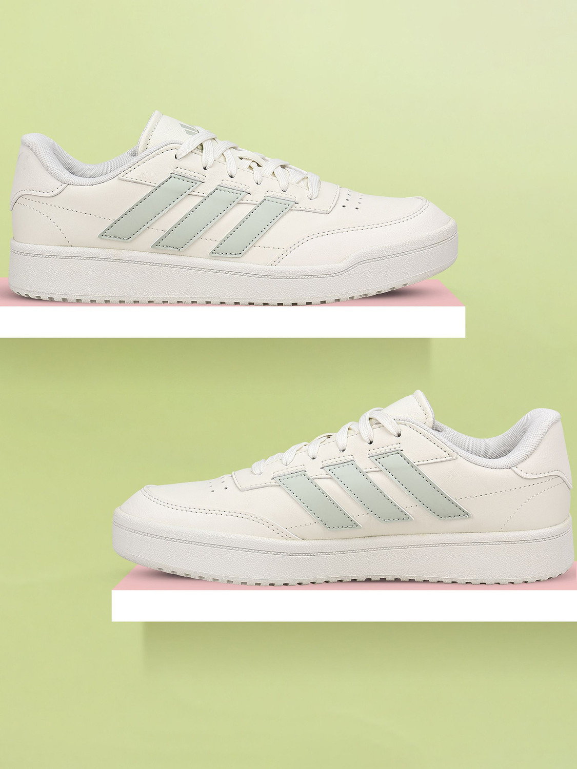 Adidas Courtblock IKD White Men's Sneakers - Image 6