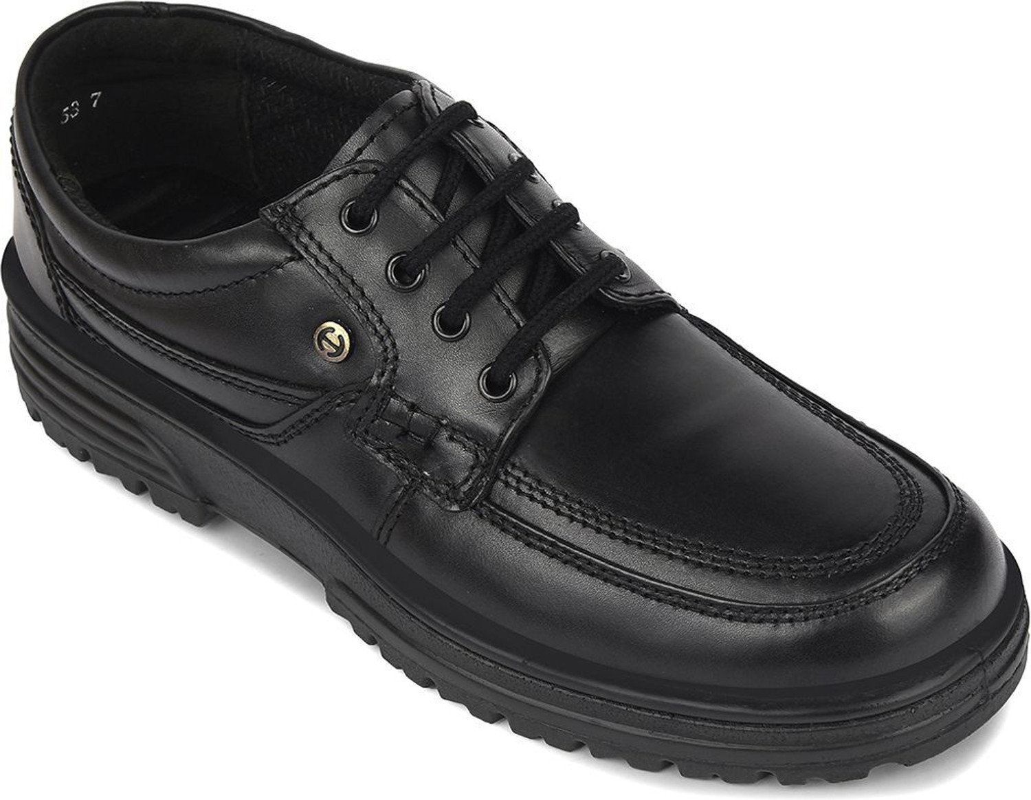 Image of LIBERTY Fortune UVL-134 Formal Lacing Shoes With PU Sole | Suitable For Office Wear Derby For Men (Black , 11)