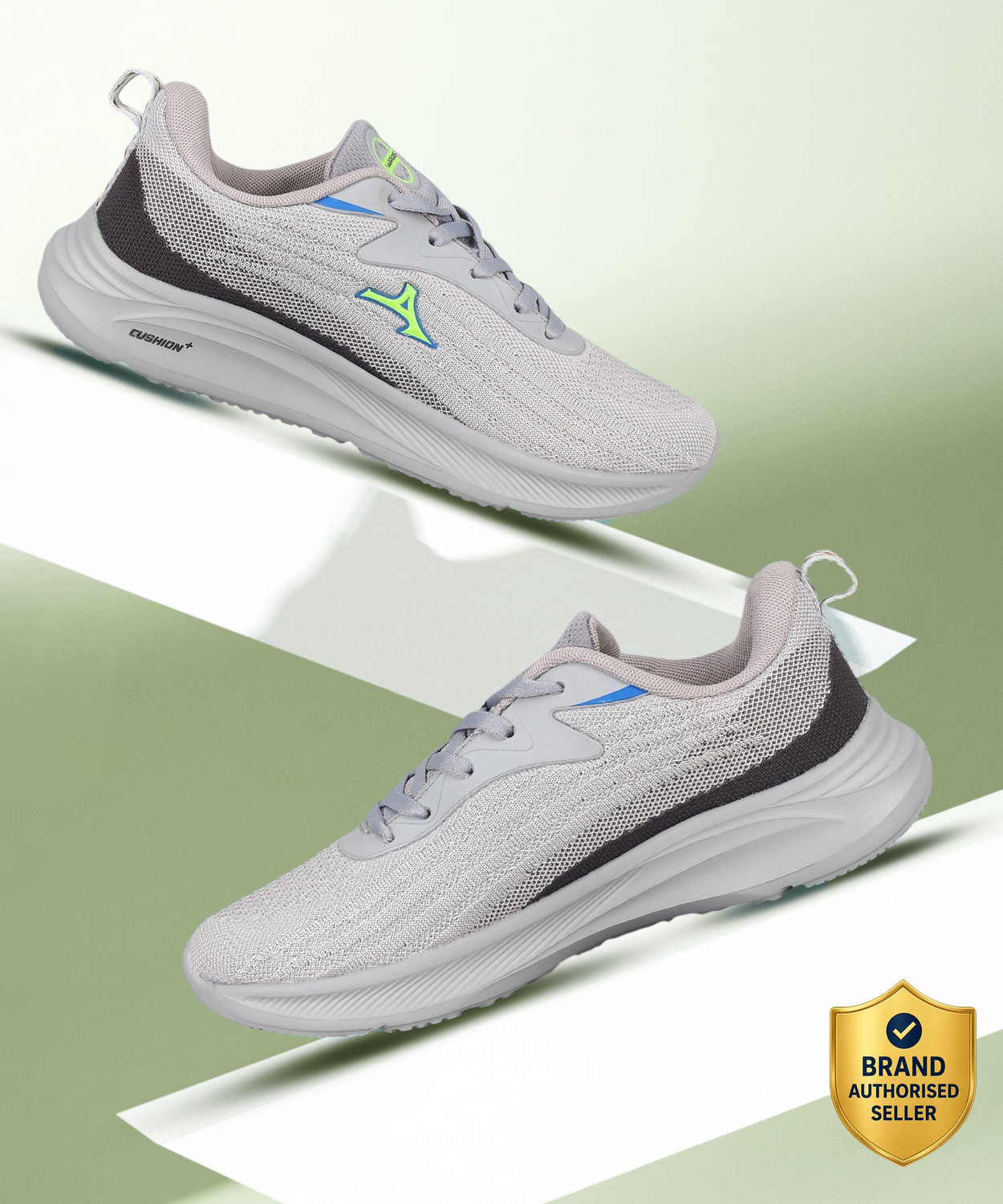 Image of Abros SPACE Running Shoes For Men (Grey , 11)